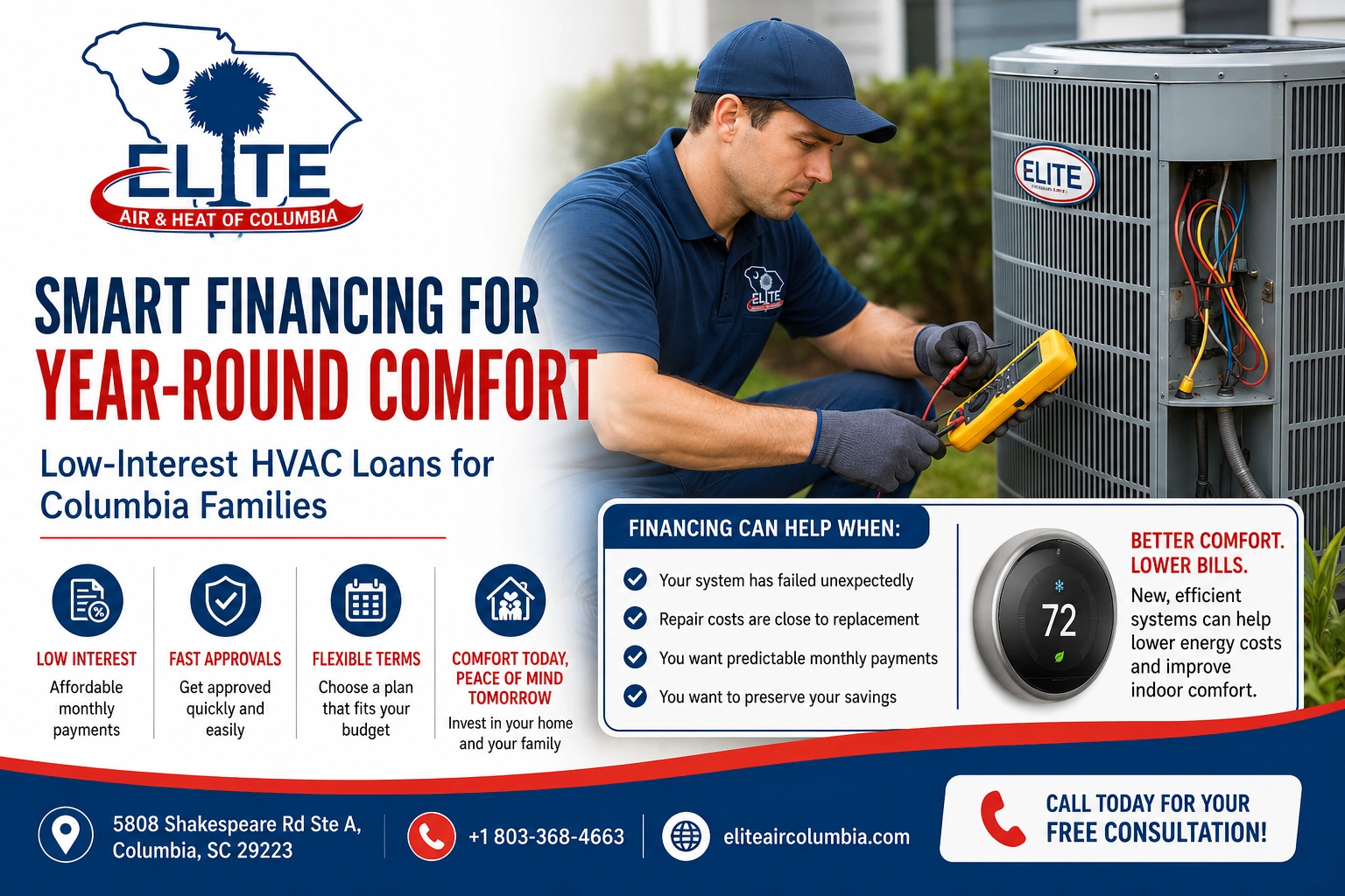 Smart financing for year round comfort
