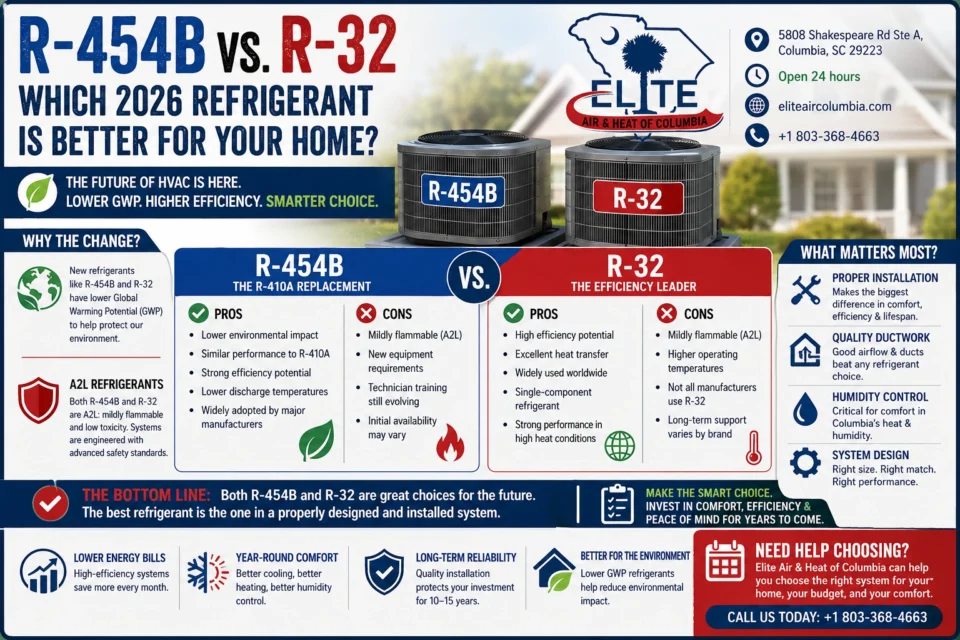 R-454B vs. R-32