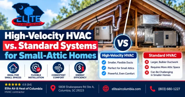 High-Velocity HVAC vs. Standard Systems for Small-Attic Homes