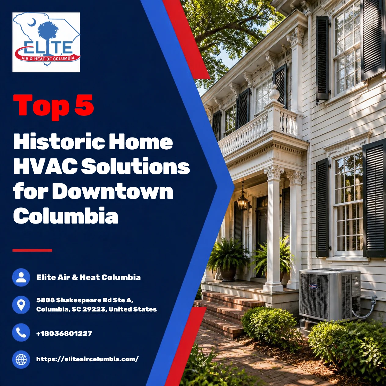 Top 5 Historic Home HVAC Solutions for Downtown Columbia