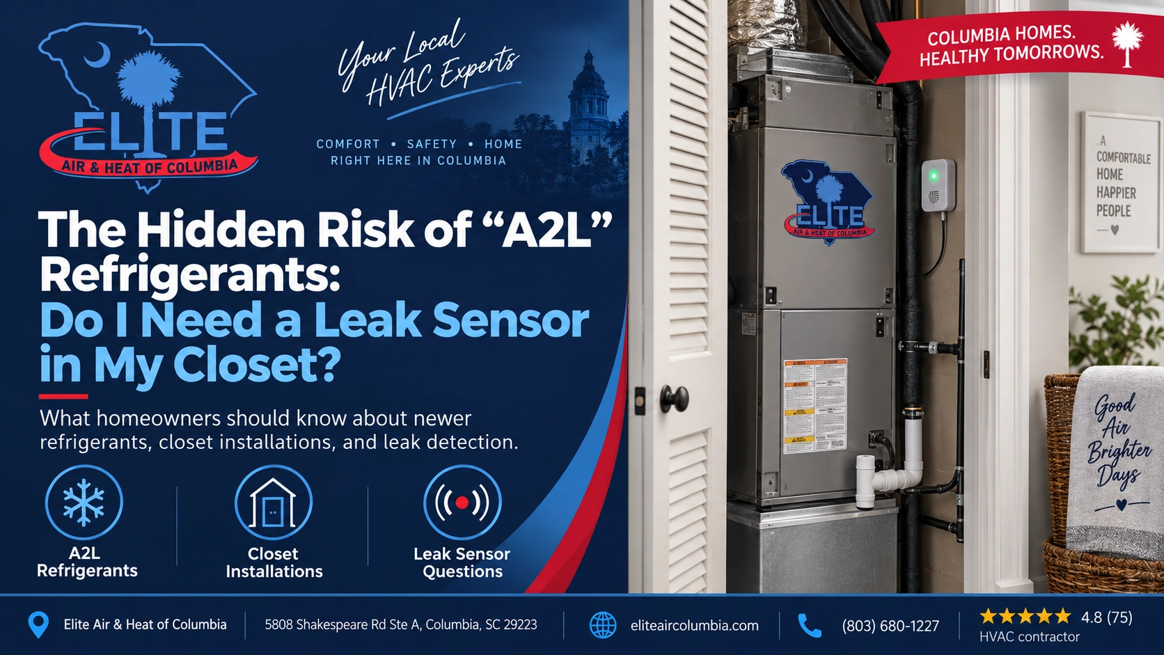 The Hidden Risk of “A2L” Refrigerants: Do I Need a Leak Sensor in My Closet?