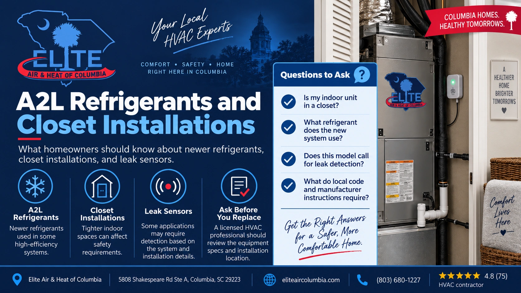 The Hidden Risk of “A2L” Refrigerants: Do I Need a Leak Sensor in My Closet?
