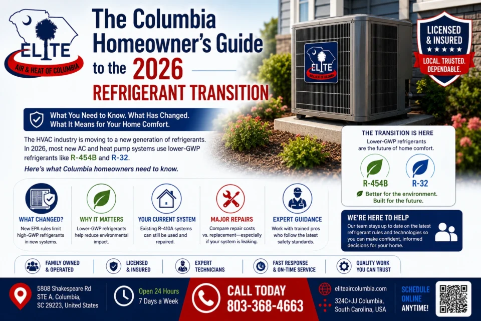 The Columbia Homeowner’s Guide to the 2026 Refrigerant Transition.
