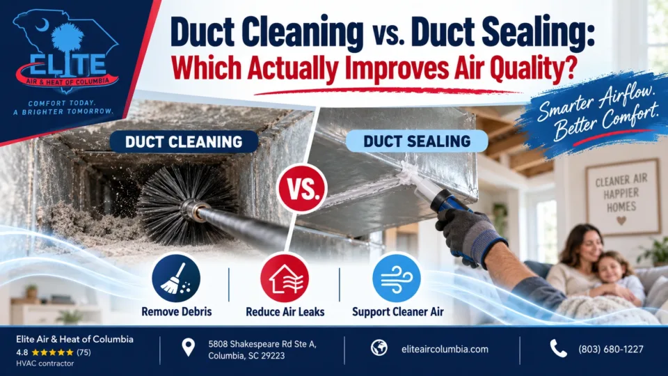 Duct Cleaning vs. Duct Sealing: Which Actually Improves Air Quality?