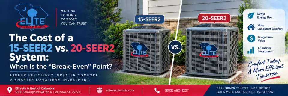 The Cost of a 15-SEER2 vs. 20-SEER2 System: When Is the “Break-Even” Point?