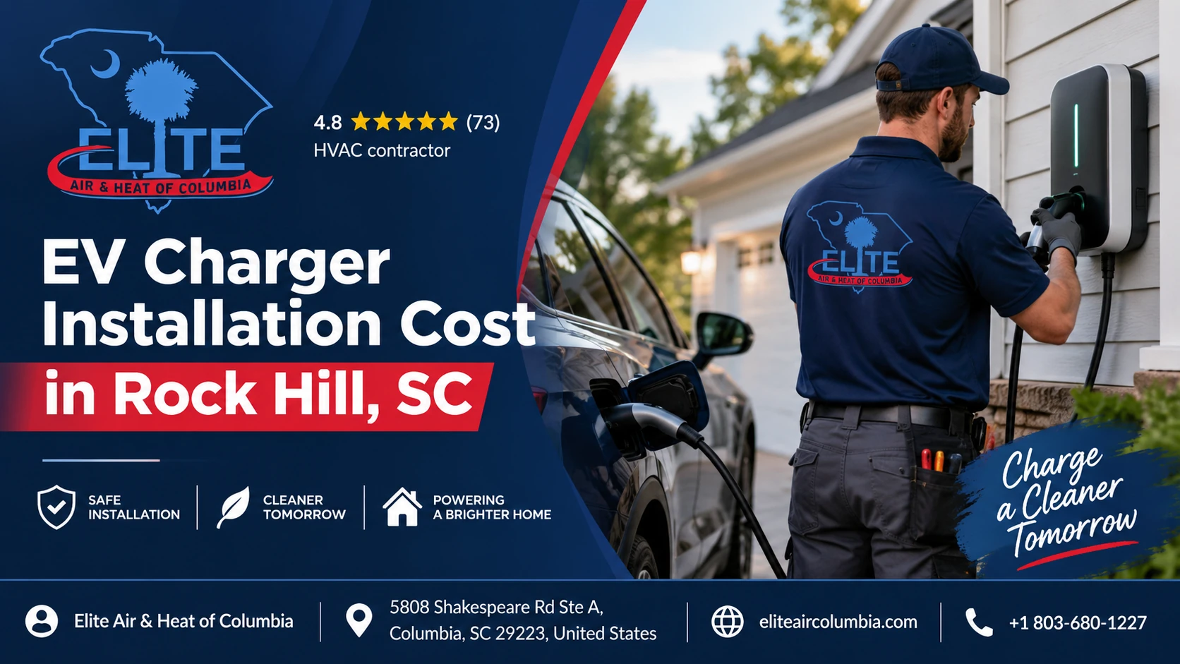 EV Charger Installation Cost in Rock Hill, SC
