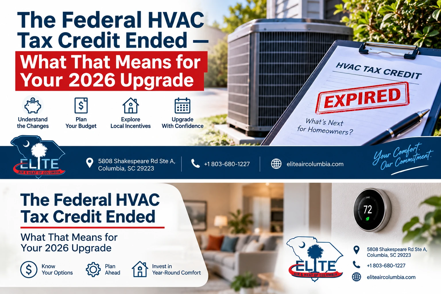 The Federal HVAC Tax Credit Ended — What That Means for Your 2026 Upgrade
